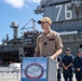 USS Ronald Reagan (CVN 76) hosts press conference to begin scheduled port visit to Guam
