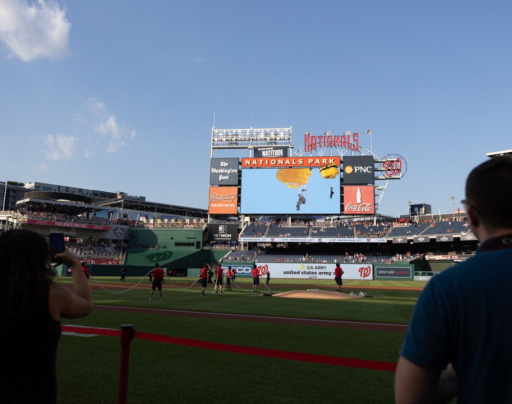 Army Day with the Washington Nationals