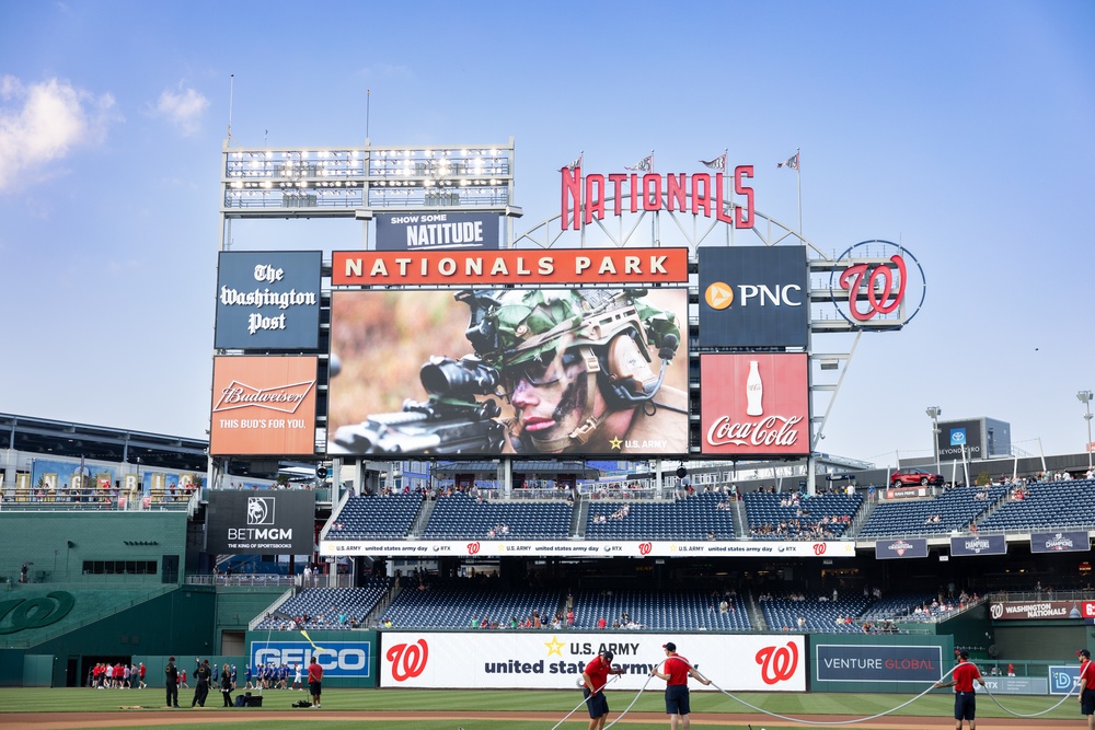 Army Day with the Washington Nationals