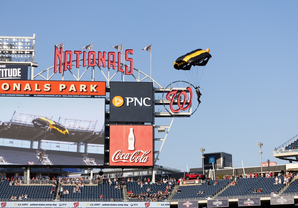 Army Day with the Washington Nationals