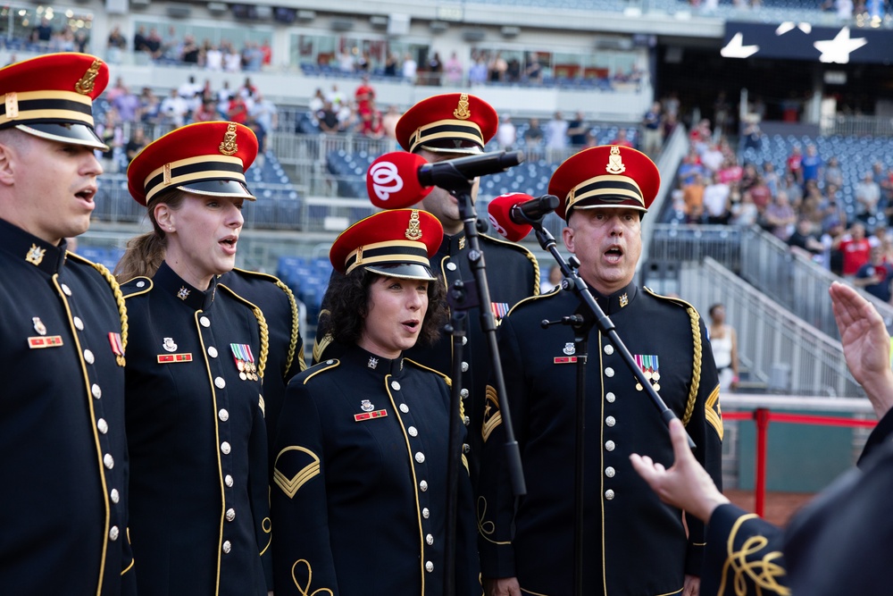 Army Day with the Washington Nationals