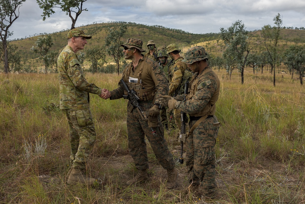 MRF-D 24.3: Marines meet Chief of the ADF during Exercise Southern Jackaroo 24