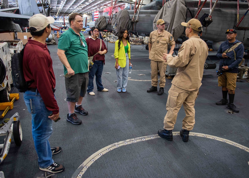 USS Ronald Reagan (CVN 76) arrives in Guam for scheduled port visit