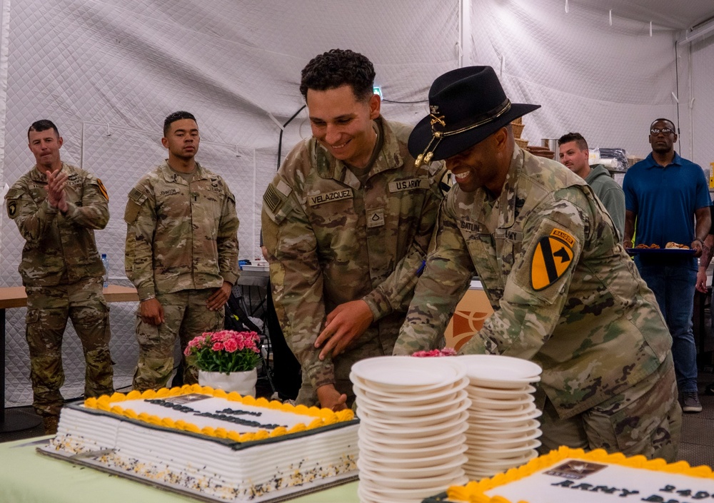 Army Birthday Cake Cutting Ceremony at Camp Adazi