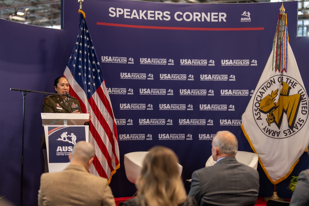 10th AAMDC talks integrated air and missile defense during EUROSATORY 2024