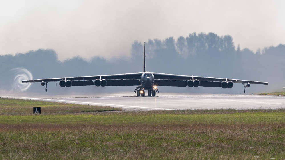 69th Expeditionary Bomb Squadron takes off for Bomber Task Force Europe 24-3 mission