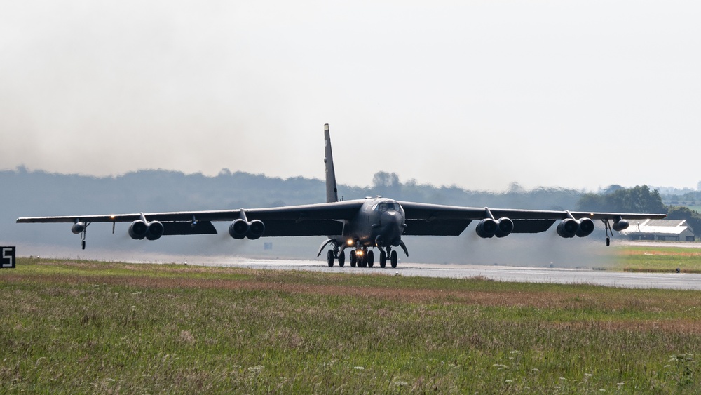 69th Expeditionary Bomb Squadron takes off for Bomber Task Force Europe 24-3 mission