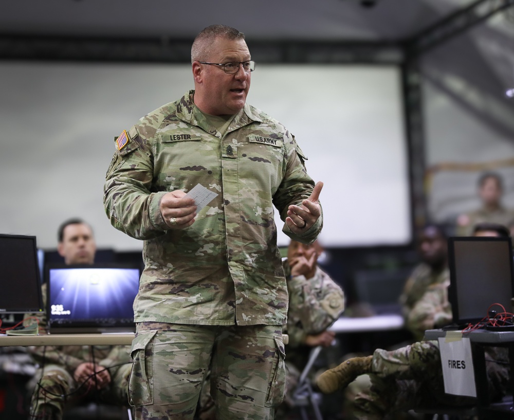 149th MEB and First Army Div. East Conduct Warfighter 24-4 AAR