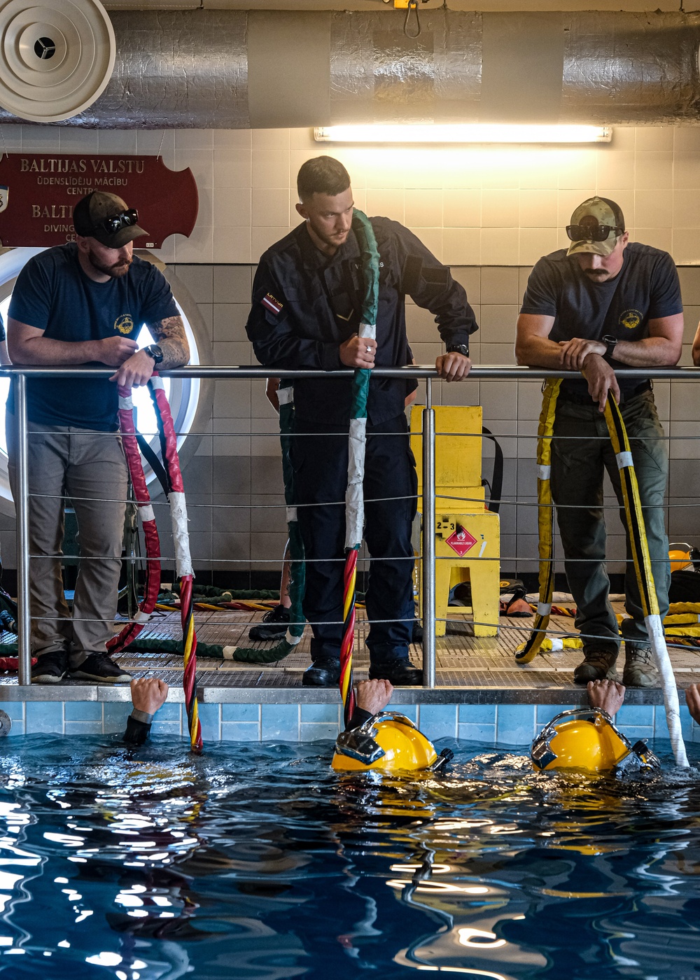 MDSU 2 trains Latvian Navy Divers during BALTOPS 24