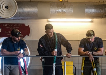 MDSU 2 trains Latvian Navy Divers during BALTOPS 24