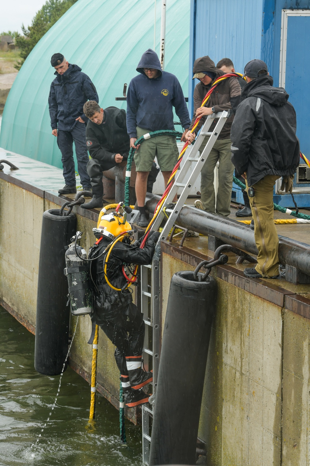 MDSU 2 trains Latvian Divers for BALTOPS24