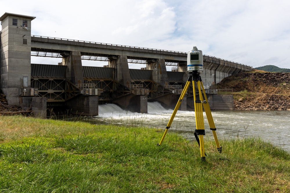 Surveying Laser Scanner Deployed for Habitat Evaluation at Carters Lake