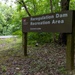 Reregulation Dam Recreation Area Entrance Sign at Carters Lake