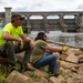 USACE Team Monitors Water Flow at Reregulation Dam