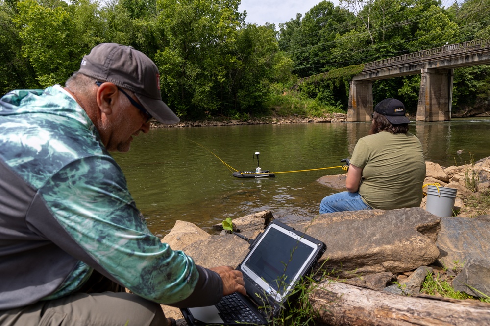 USACE Team Analyzes Water Flow with ADCP at Carters Lake