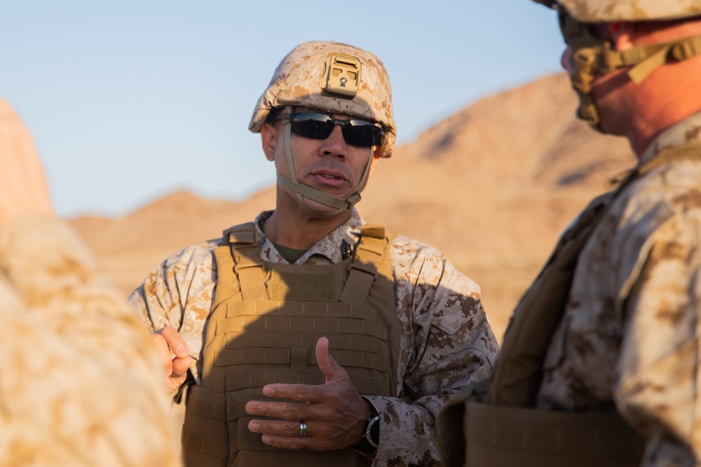 U.S. Marines with 3/25 execute range 410 alpha during ITX 4-24