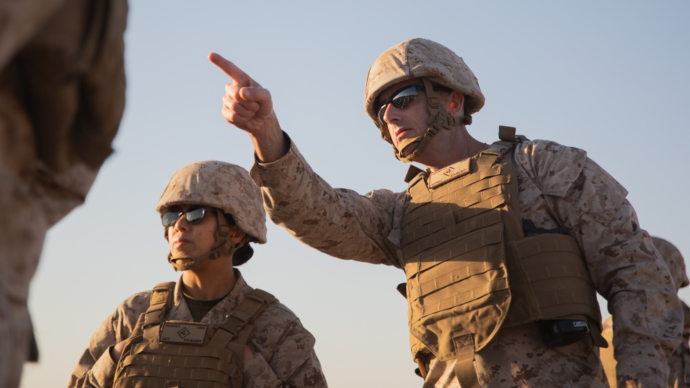 U.S. Marines with 3/25 execute range 410 alpha during ITX 4-24