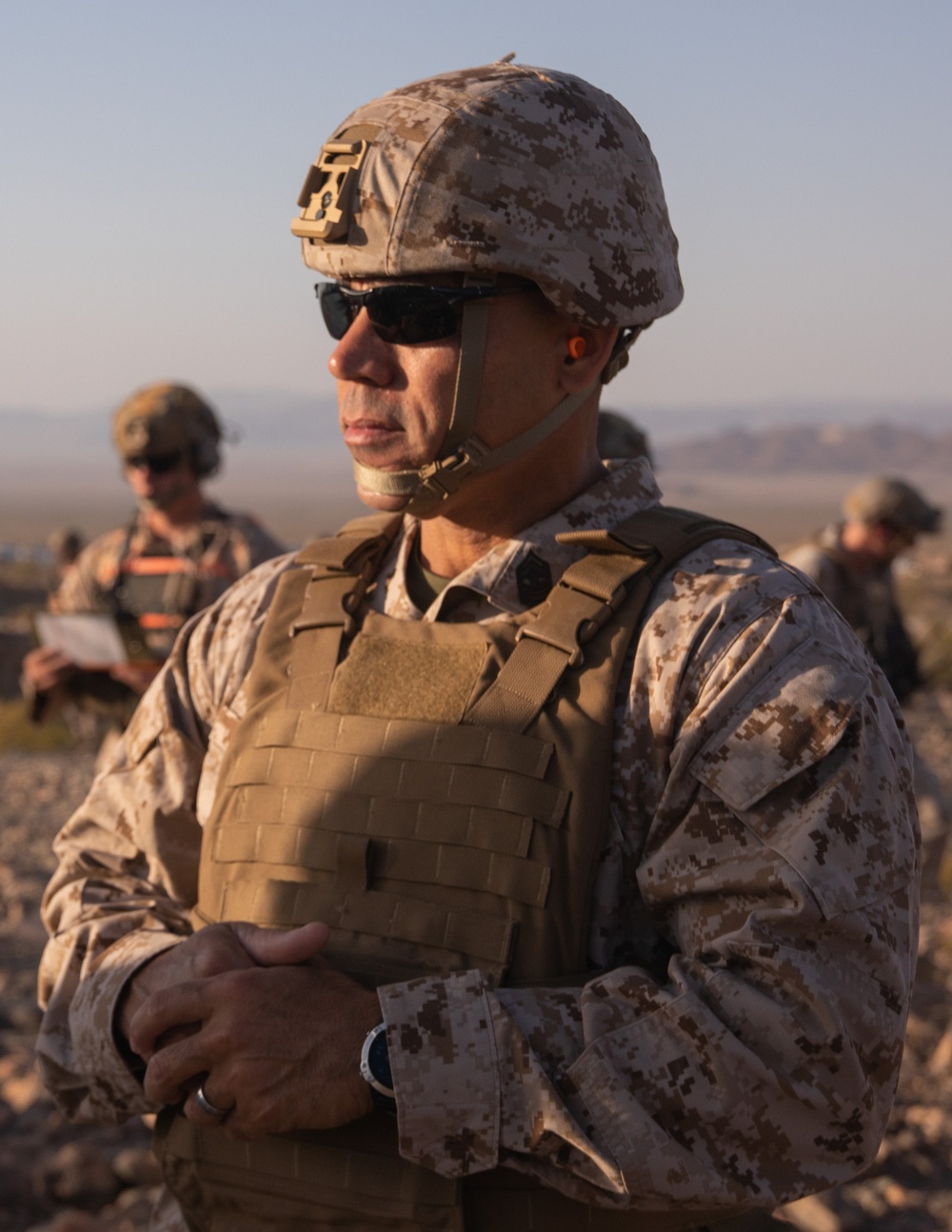 U.S. Marines with 3/25 execute range 410 alpha during ITX 4-24
