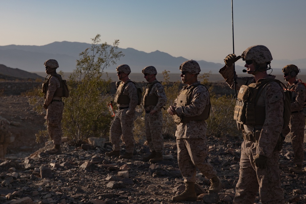 U.S. Marines with 3/25 execute range 410 alpha during ITX 4-24