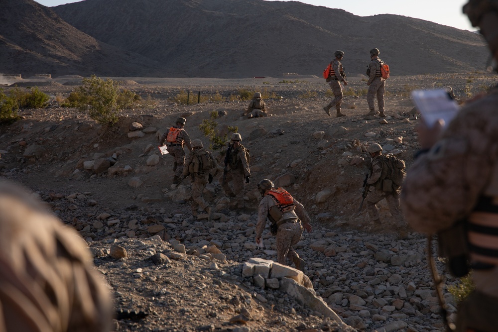 U.S. Marines with 3/25 execute range 410 alpha during ITX 4-24