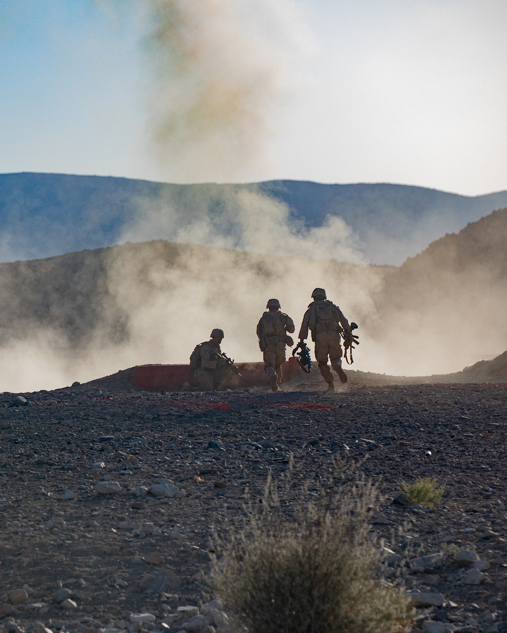 U.S. Marines with 3/25 execute range 410 alpha during ITX 4-24