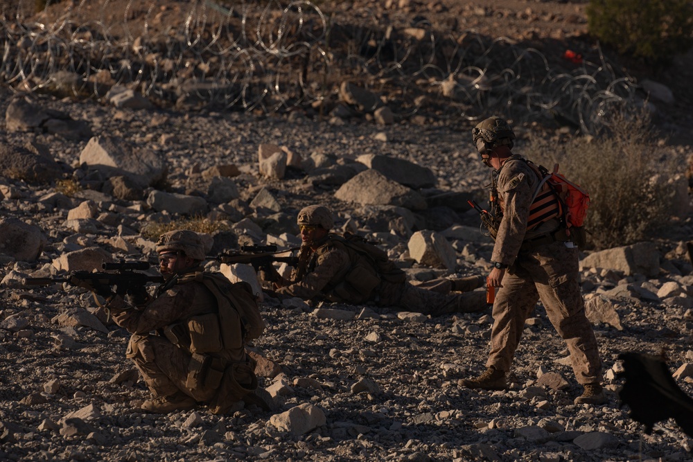 U.S. Marines with 3/25 execute range 410 alpha during ITX 4-24