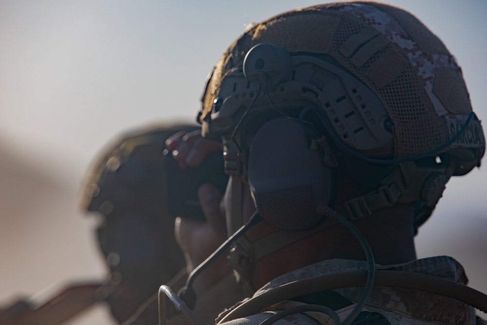 U.S. Marines with 3/25 execute range 410 alpha during ITX 4-24