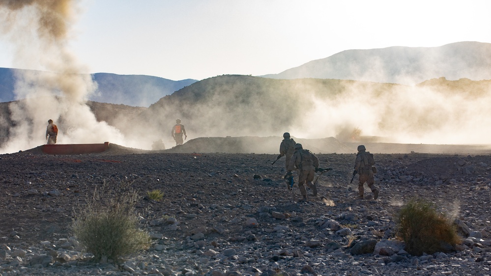 U.S. Marines with 3/25 execute range 410 alpha during ITX 4-24