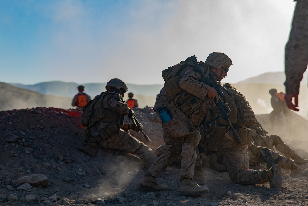 U.S. Marines with 3/25 execute range 410 alpha during ITX 4-24