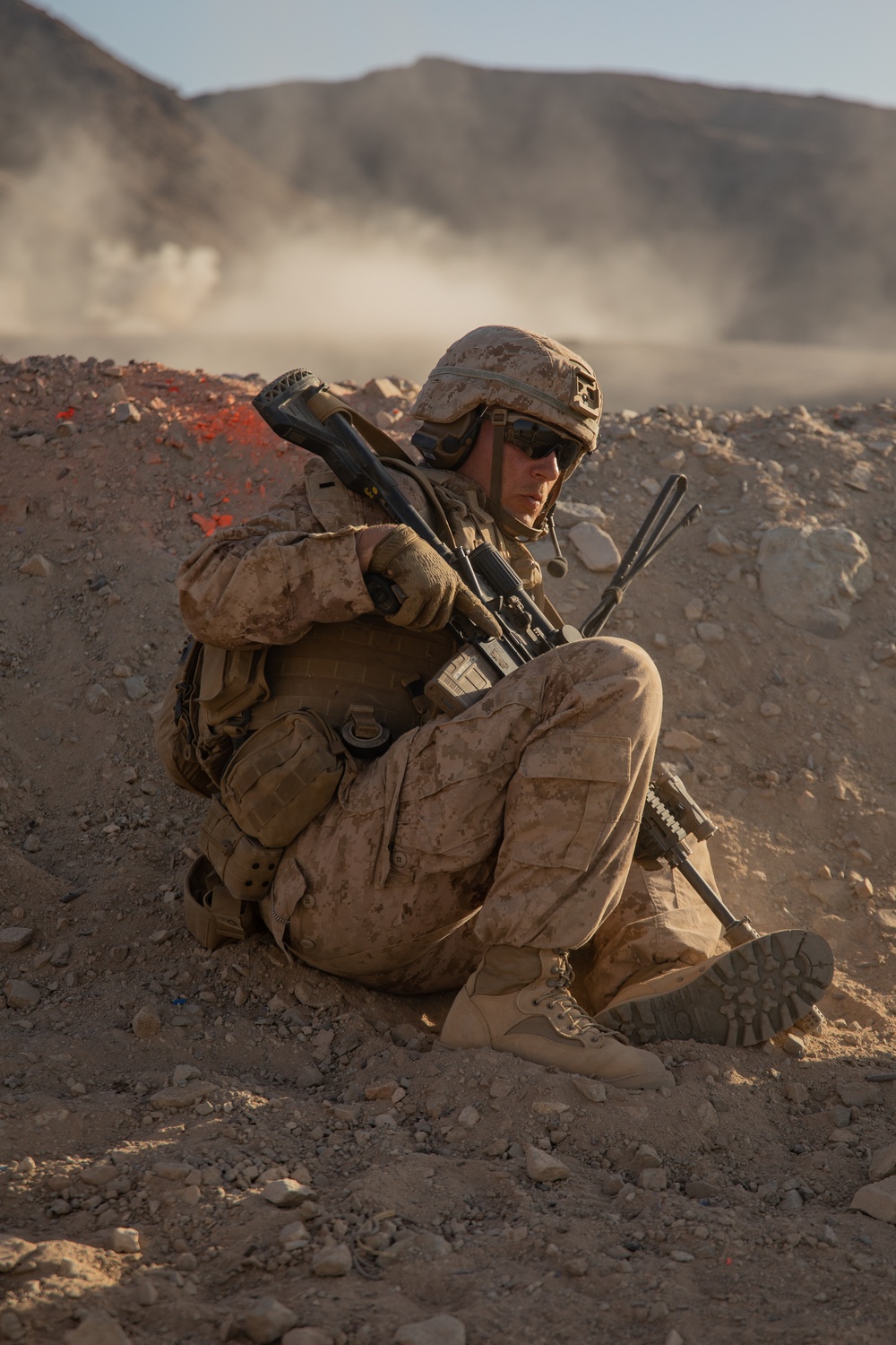 U.S. Marines with 3/25 execute range 410 alpha during ITX 4-24