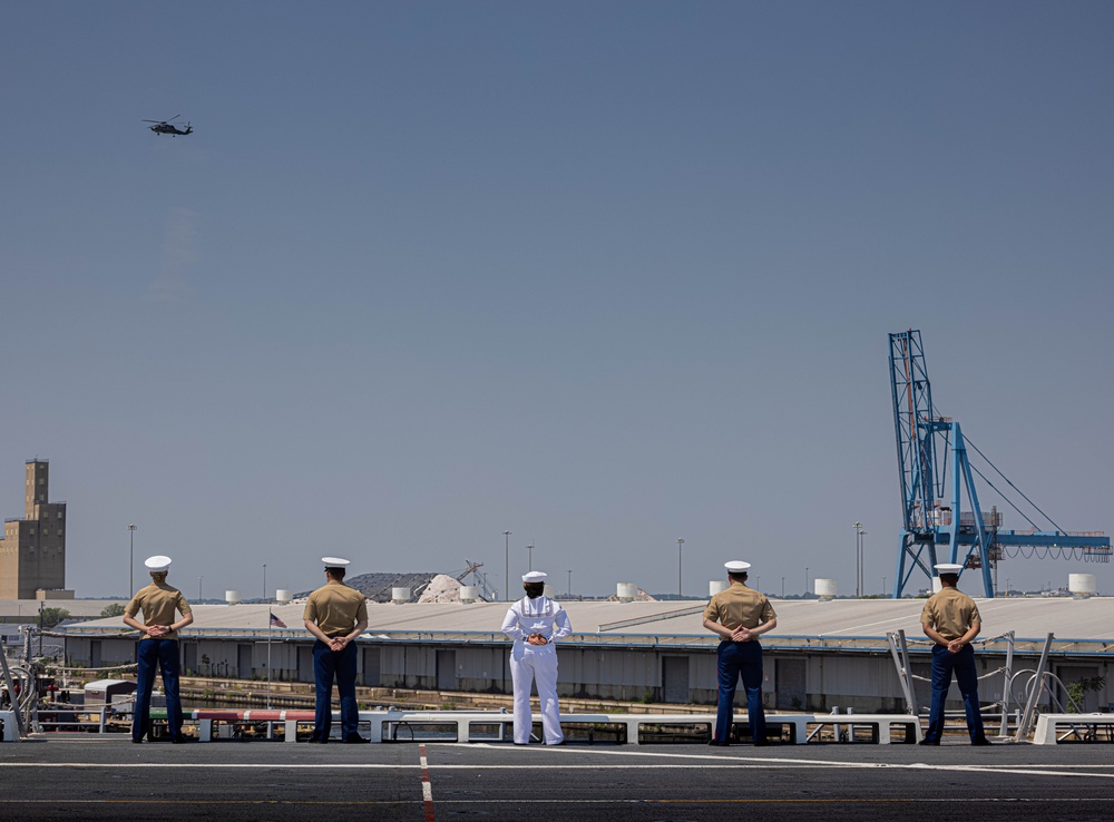 Man The Rails Fleet Week Baltimore 2024