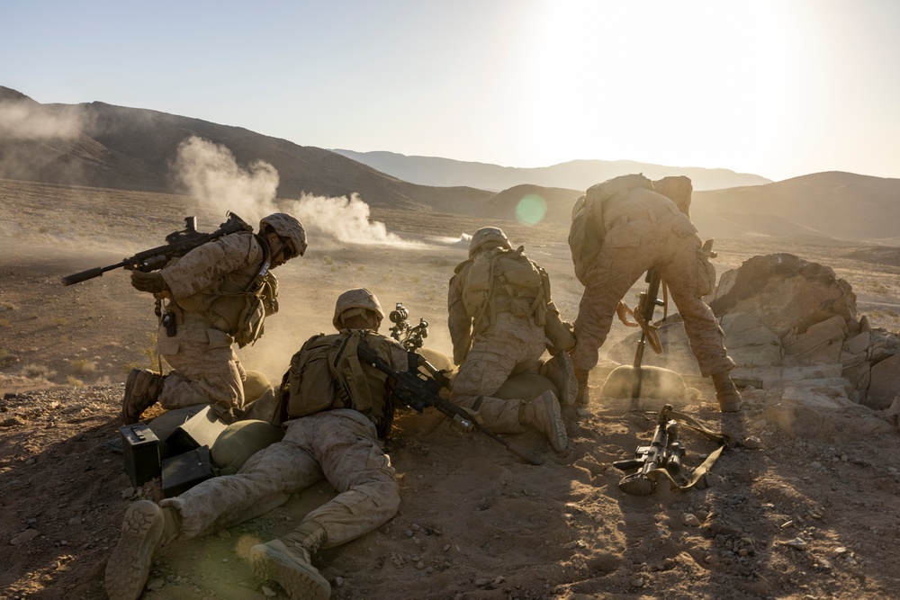 U.S. Marines with 3/25 execute range 410 alpha