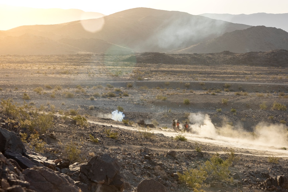 U.S. Marines with 3/25 execute range 410 alpha