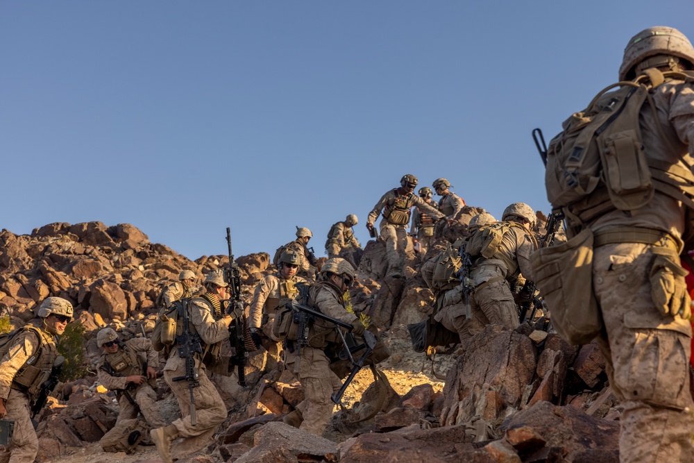 U.S. Marines with 3/25 execute range 410 alpha