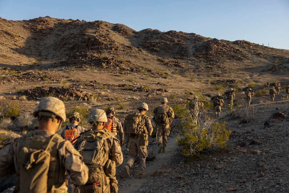 U.S. Marines with 3/25 execute range 410 alpha