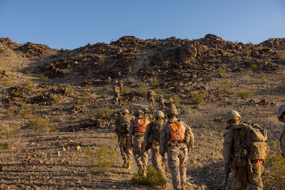 U.S. Marines with 3/25 execute range 410 alpha
