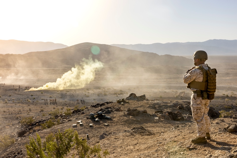 U.S. Marines with 3/25 execute range 410 alpha