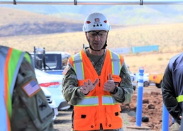 U.S. Army Chief of Engineers Visits Hawaii Wildfires mission