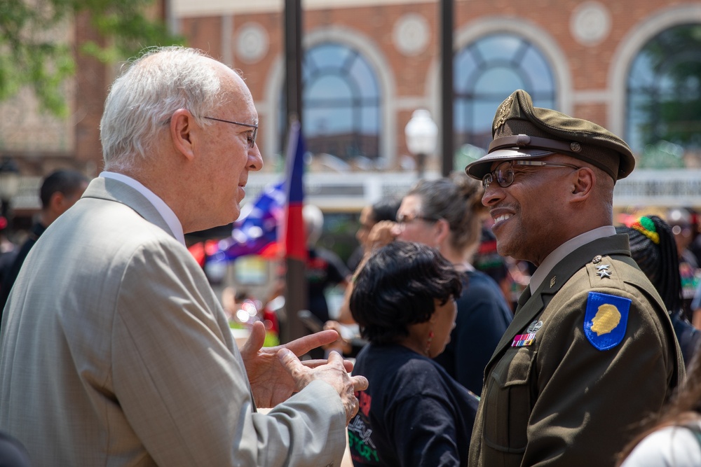 Maj. Gen. Boyd receives Juneteenth Heritage and Excellence Award