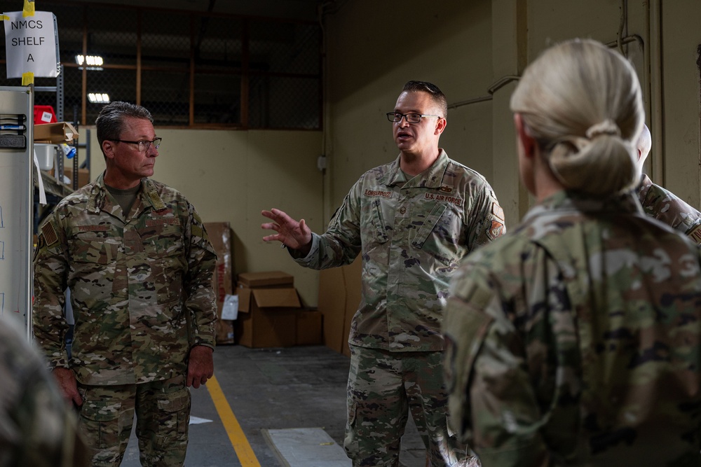 Pacific Air Forces deputy commander visits Andersen Air Force Base