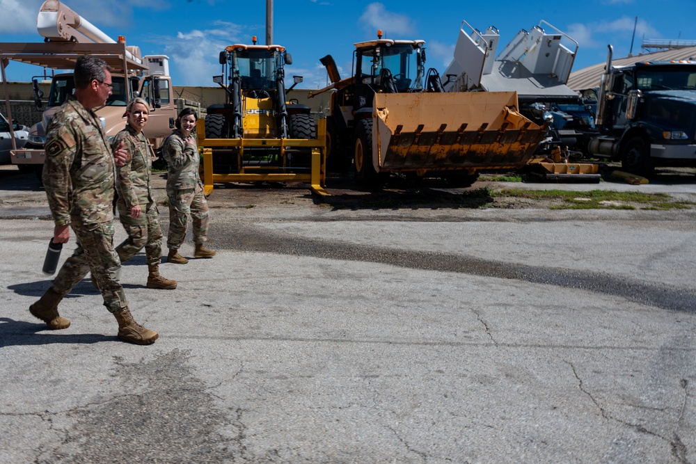 Pacific Air Forces deputy commander visits Andersen Air Force Base