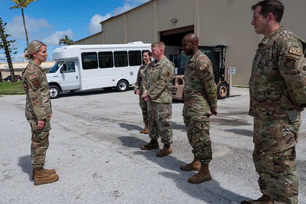 Pacific Air Forces deputy commander visits Andersen Air Force Base