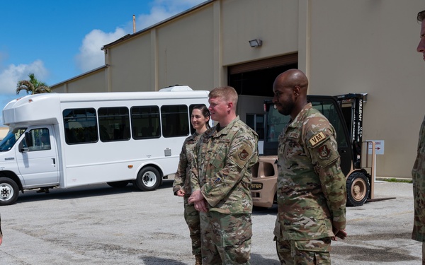 Pacific Air Forces deputy commander visits Andersen Air Force Base