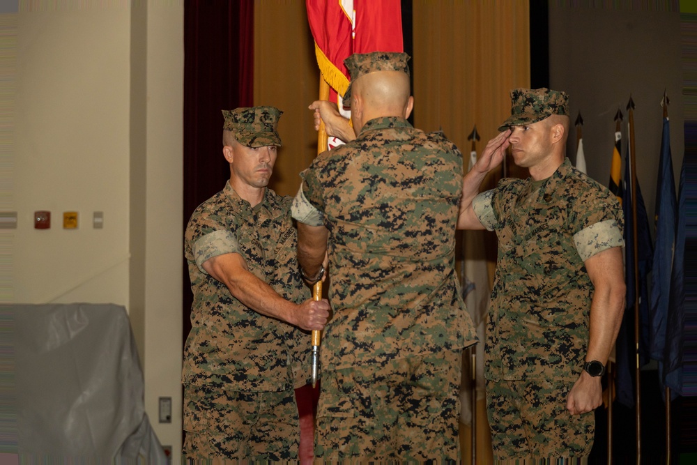 CLB-4 conducts change of command ceremony