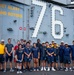USS Ronald Reagan (CVN 76) hosts ship tour for members of Father Duenas Memorial School and Guam High School NJROTC