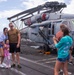 USS Ronald Reagan (CVN 76) hosts ship tour for members of Anderson Air Force Base