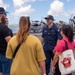 USS Ronald Reagan (CVN 76) hosts ship tour for members of Anderson Air Force Base