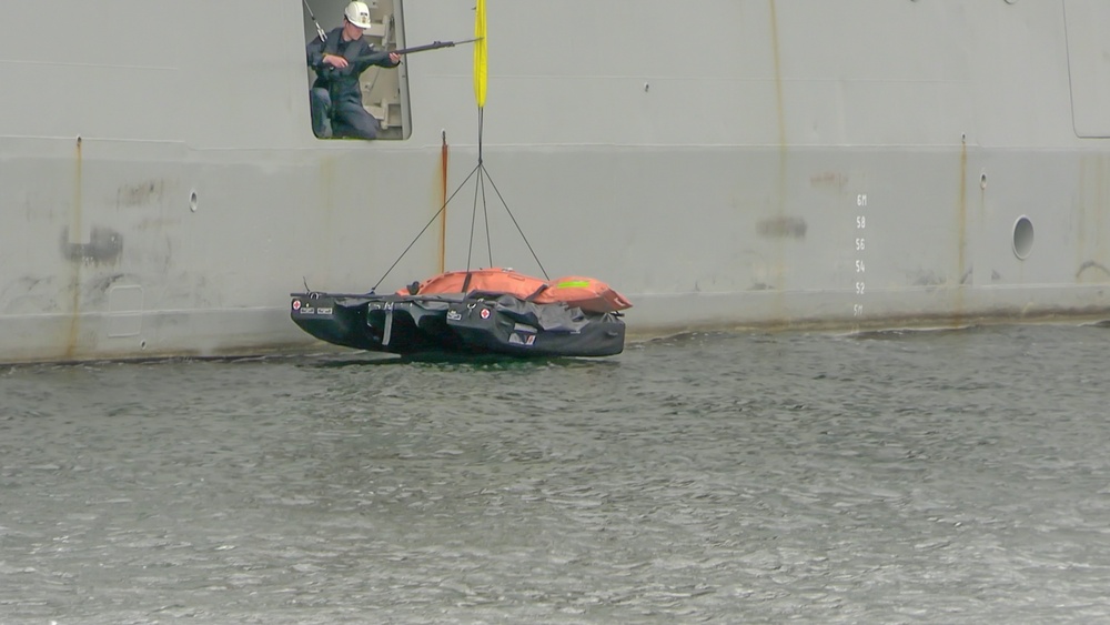 CLB-8 Performs Casualty Evacuations with Swedish Marines and Sailors