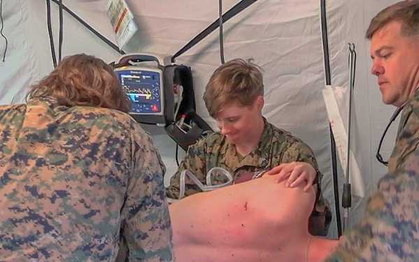 CLB-8 Performs Casualty Evacuations with Swedish Marines and Sailors