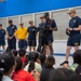 USS Ronald Reagan (CVN 76) Sailors and other Navy Sailors participate in a community relations event at Manuel Ulloa Lujan Elementary School